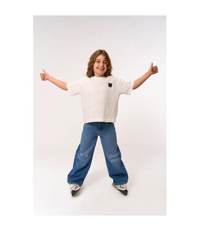 The New TN6441 TNPurity Wide Jeans Medium Blue Denim