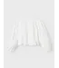 Name it mini NMFHELLIA LS SHIRT Bright White 13242281