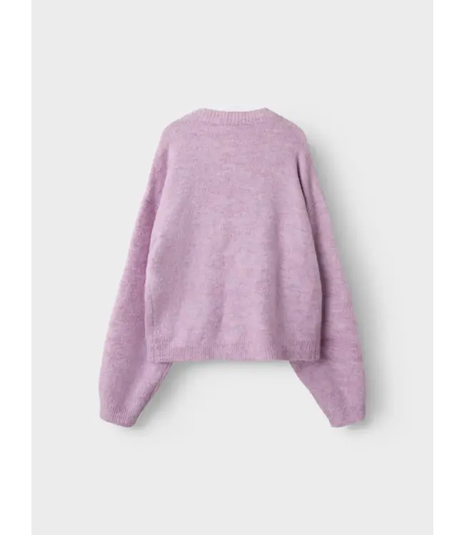 Name it 13251882 gebreid vest Lavendula