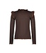 B.NOSY Y508-5427 532 Tonya top with ruffles fudgsickle
