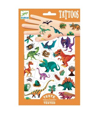 DJECO Dino tattoos 2 vellen