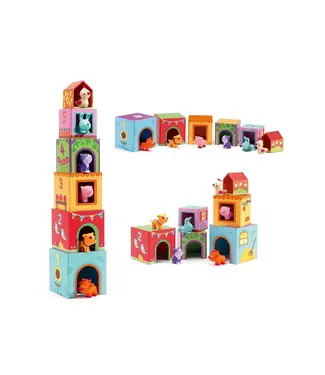 DJECO Boerderij blokken met dieren