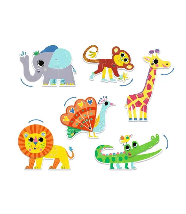 DJECO Articulo Animals - FSC MIX - puzzel