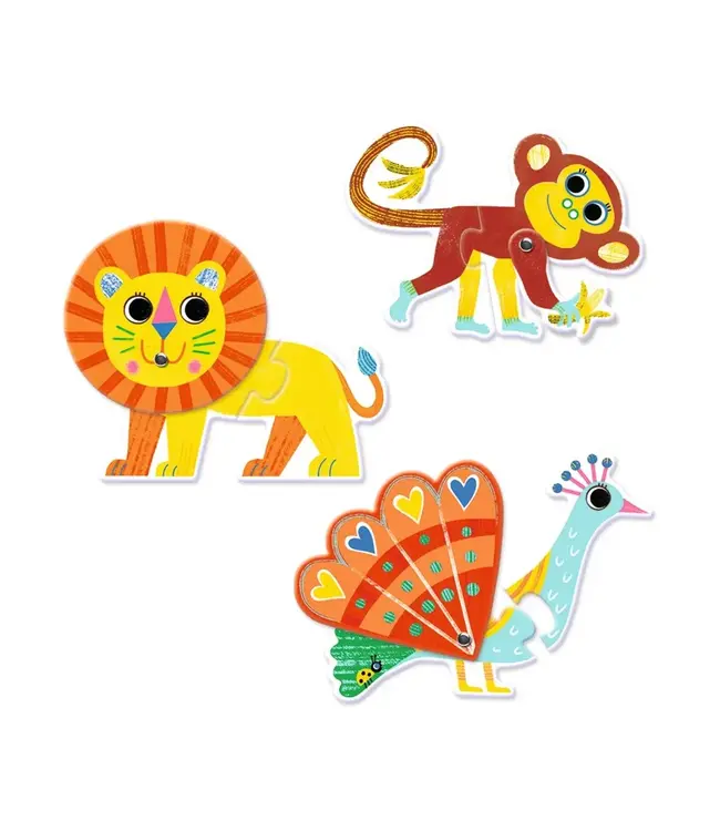 DJECO Articulo Animals - FSC MIX - puzzel