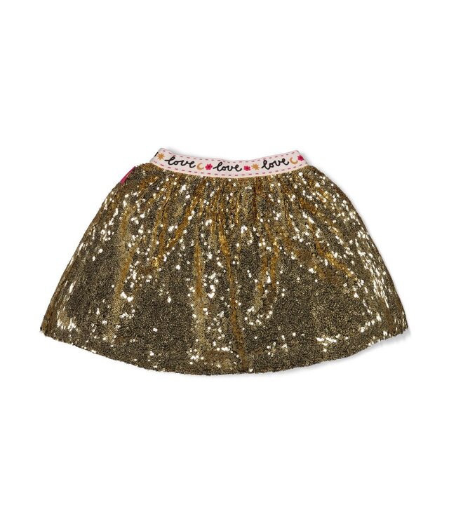 Jubel 90600312 Pailetten rok - Shine Bright Goud