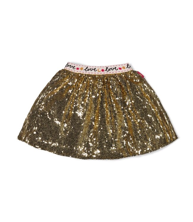 Jubel 90600312 Pailetten rok - Shine Bright Goud
