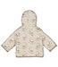 Feetje 51800351 Bouclé omkeerbaar jasje met capuchon - Narwal Offwhite