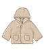 Feetje 51800351 Bouclé omkeerbaar jasje met capuchon - Narwal Offwhite