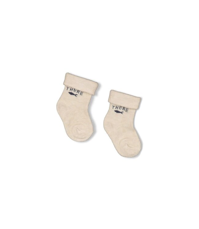 Feetje 50400337 Sokken - Narwal Offwhite melange