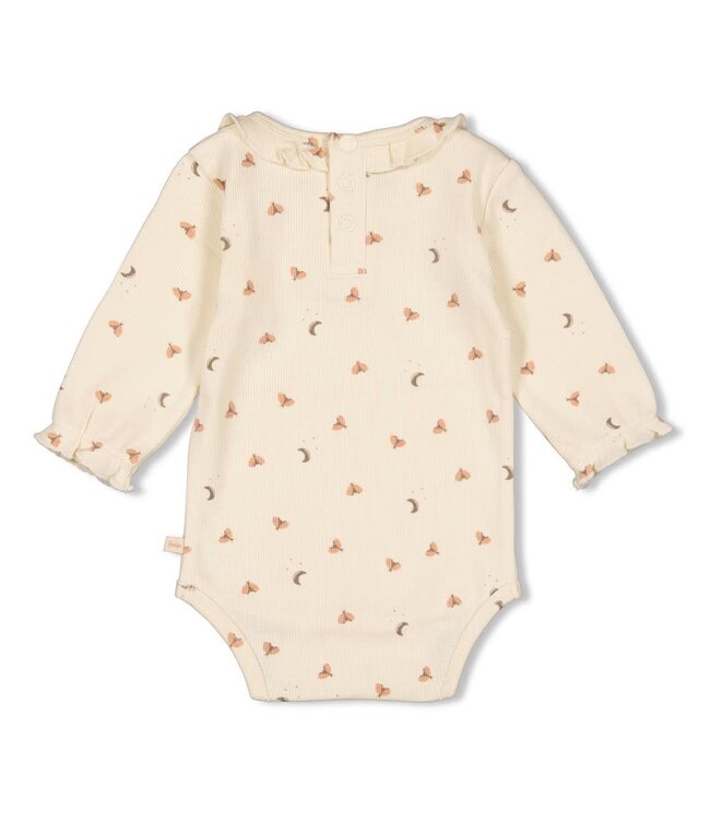 Feetje 50200244 Romper rib AOP - Dancing In The Moonlight Offwhite