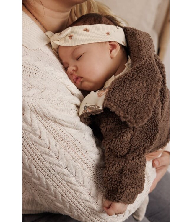 Feetje 51300529 Teddy jasje - Dancing In The Moonlight Bruin