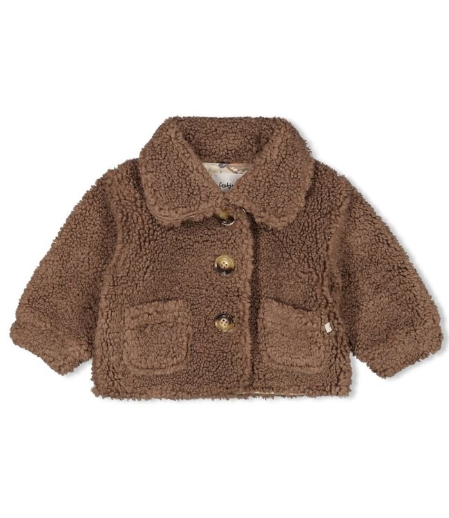 Feetje 51300529 Teddy jasje - Dancing In The Moonlight Bruin