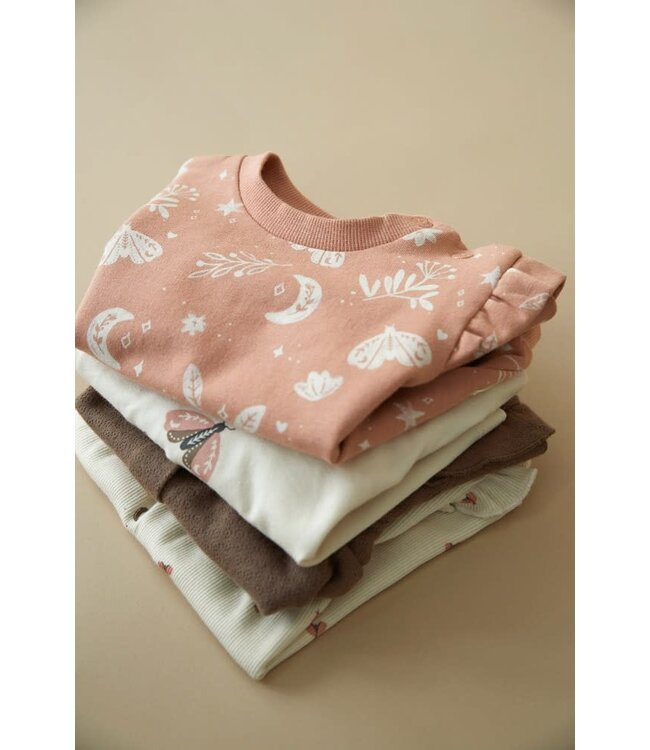 Feetje 51602580 Sweater AOP - Dancing In The Moonlight Terra Pink