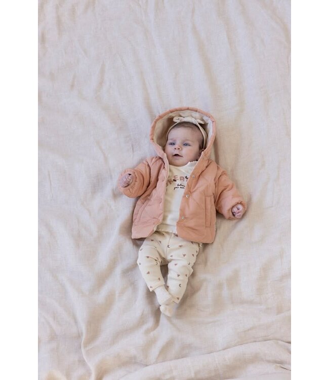 Feetje 51800359 Jasje met capuchon - Dancing in the Moonlight Terra Pink