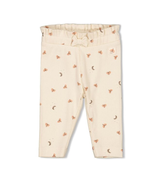 Feetje 52202388 Legging rib AOP - Dancing In The Moonlight Offwhite