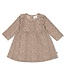 Feetje 51400569 Jurk AOP - Better Together Taupe melange
