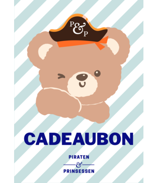 Piraten & Prinsessen Cadeaubon winkel