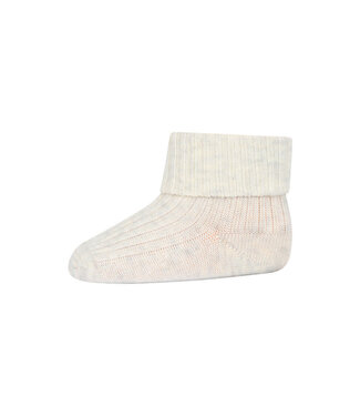 mp Denmark Cotton rib socks creme melange