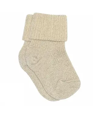 mp Denmark Ida glitter socks - ecru