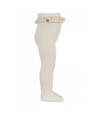 mp Denmark Berta tights - lace - ecru