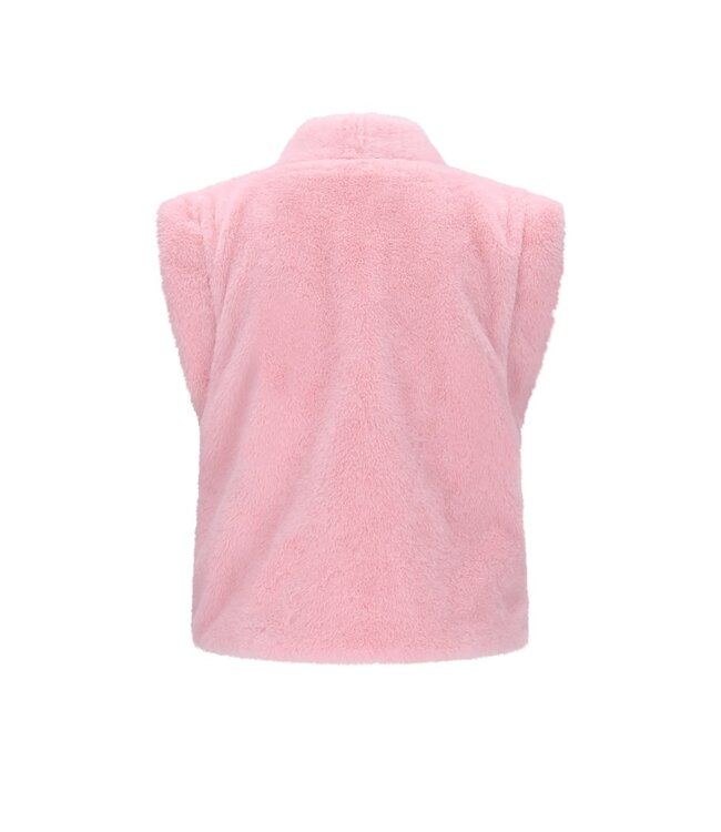 B.NOSY Y509-5023 Geogire teddy gilet rose shadow