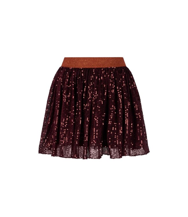 B.NOSY Y509-5730 River sequince mesh skirt Fig
