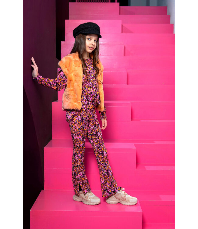 B.NOSY Y509-5620 Pepper printed flared pants THRILLED AO