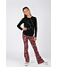 B.NOSY Y509-5620 Pepper printed flared pants THRILLED AO