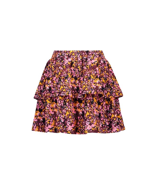 B.NOSY Y509-5708 Ruth 2-layer printed skirt THRILLED AO