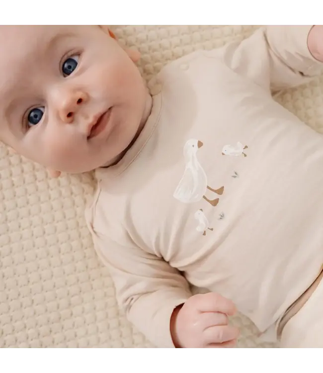 Little Dutch Little Goose Shirt lange mouw - Zand