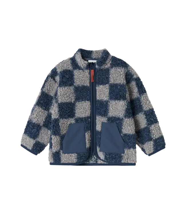 Name it mini 13247927 - NMMORLANDO TEDDY JACKET - Insignia Blue