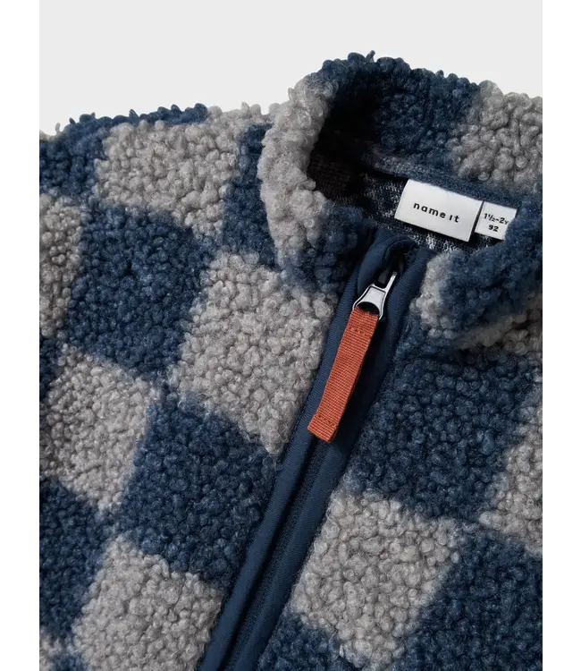 Name it mini 13247927 - NMMORLANDO TEDDY JACKET - Insignia Blue