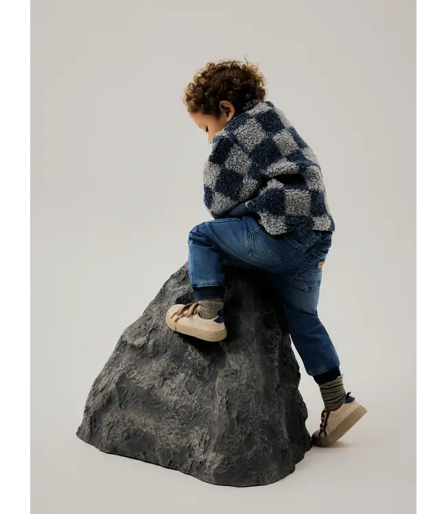 Name it mini 13247927 - NMMORLANDO TEDDY JACKET - Insignia Blue