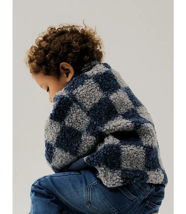 Name it mini 13247927 - NMMORLANDO TEDDY JACKET - Insignia Blue