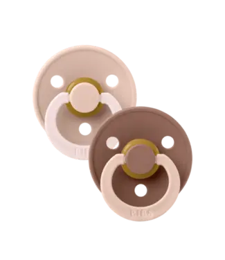 BIBS 2 pack Blush/Woodchuck