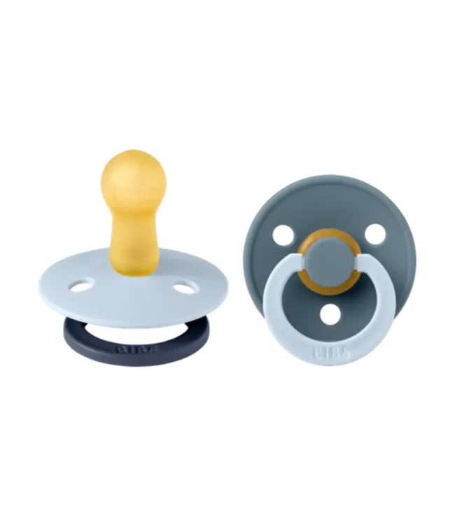 BIBS Studio Fushion 2 pack Baby blue/ Petrol