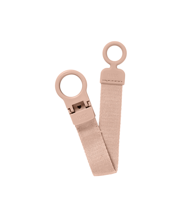 BIBS Pacifier Clip LOOP Blush