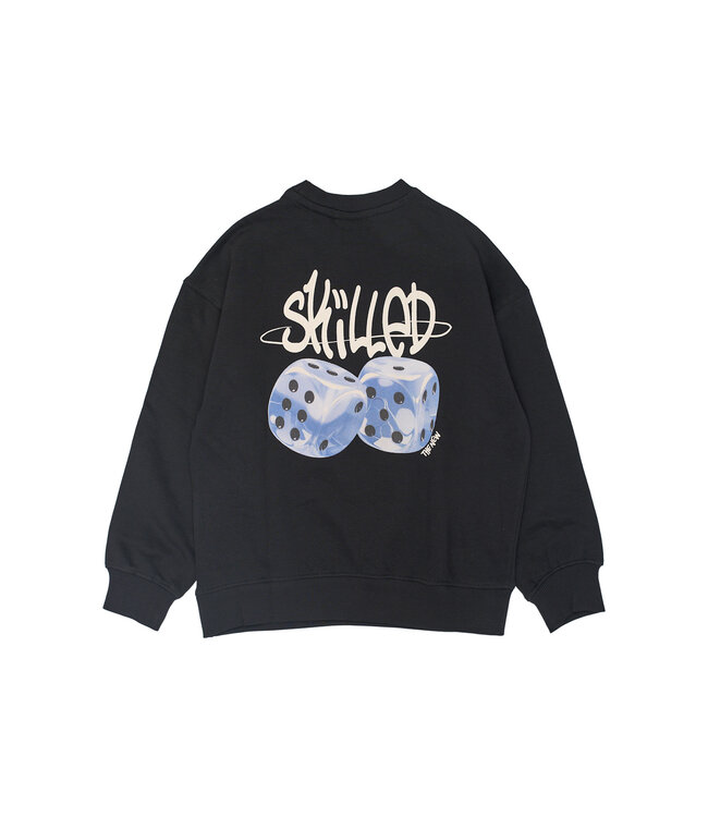 The New TNRon sweater met backprint - Black Beauty