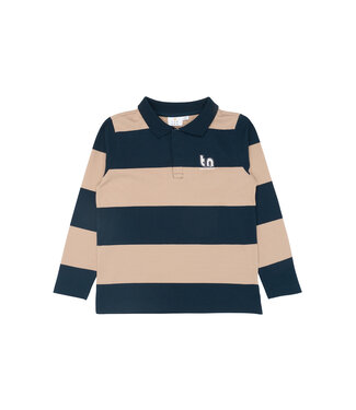 The New TNRhett pique polo met lange mouwen