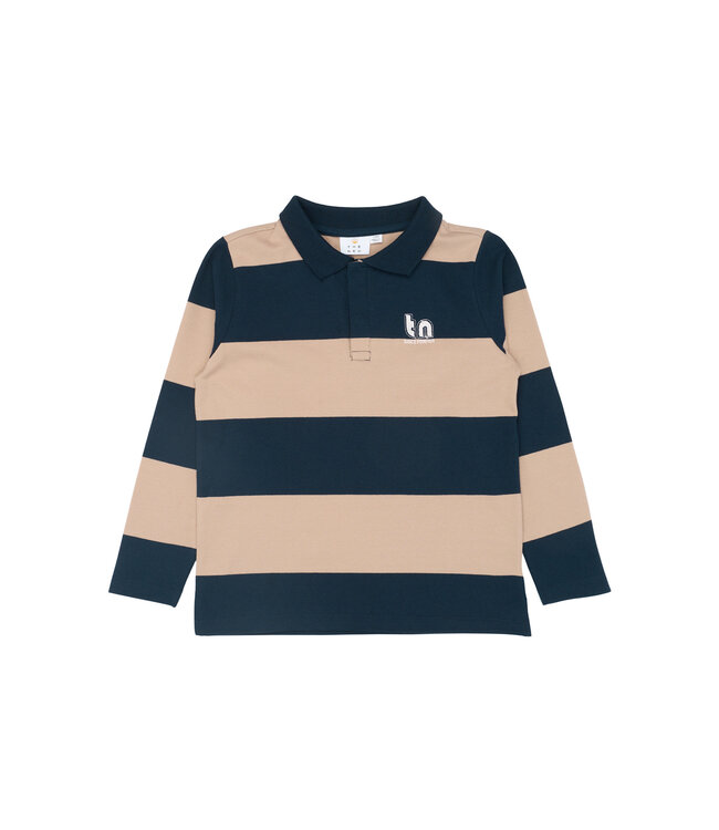 The New TNRhett pique polo met lange mouwen