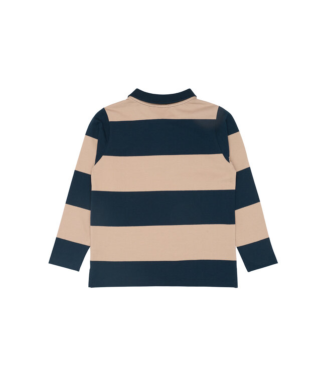 The New TNRhett pique polo met lange mouwen