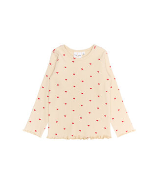 The New Rib longsleeve - Gardenia AOP