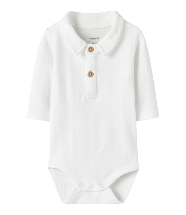 Name it baby 13249176 NBMROBO POLO BODY - Bright White