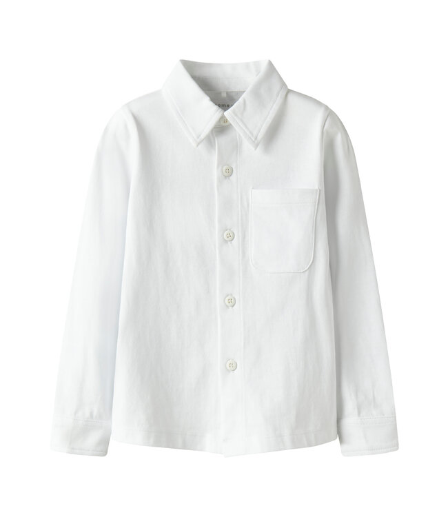 Name it mini NMMRONALO LS JERSEY SHIRT - Bright White