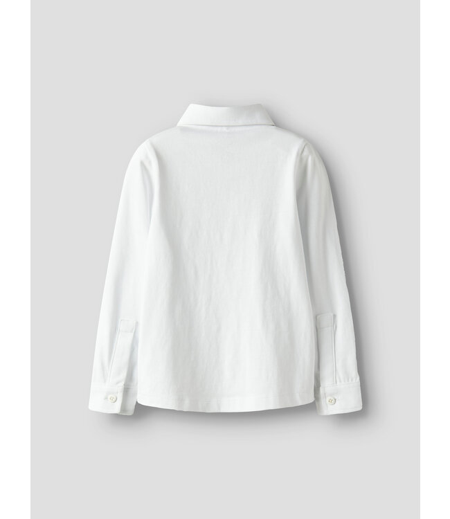 Name it mini NMMRONALO LS JERSEY SHIRT - Bright White