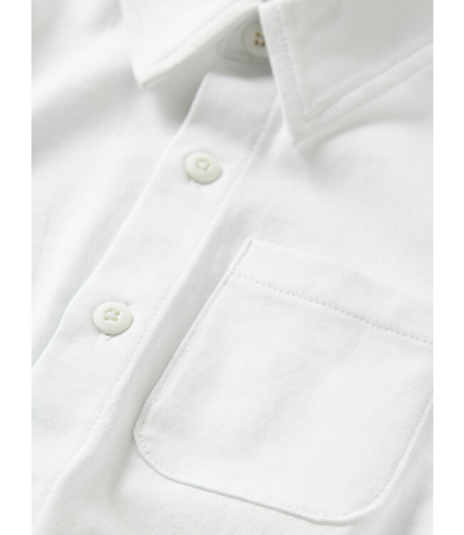 Name it mini NMMRONALO LS JERSEY SHIRT - Bright White