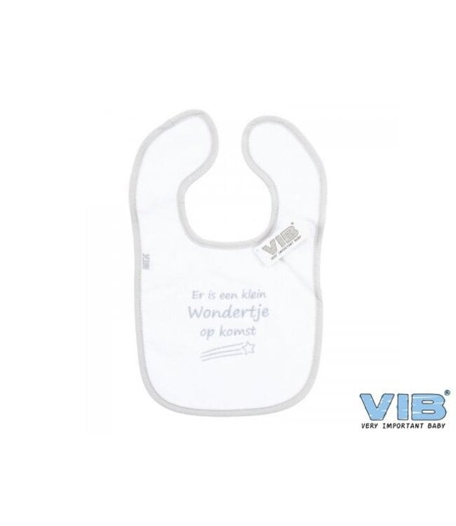 VIB Slabbetje Luxe Velour - Klein Wondertje