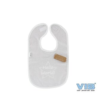 VIB Slabbetje Luxe Velour - Hello World