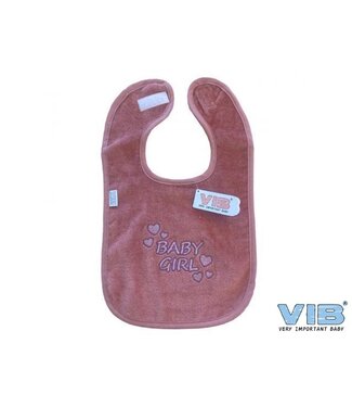 VIB Slabbetje Luxe Velour - Baby Girl