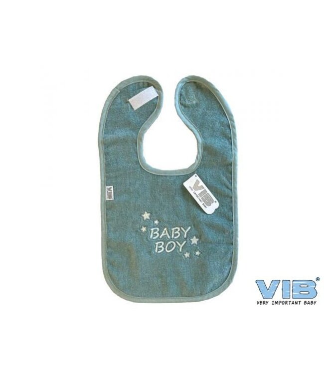VIB Slabbetje Luxe Velour - Baby Boy